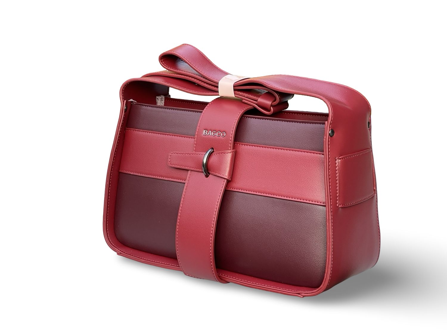BAGCO Riviera Luxe Burgundy Handbag