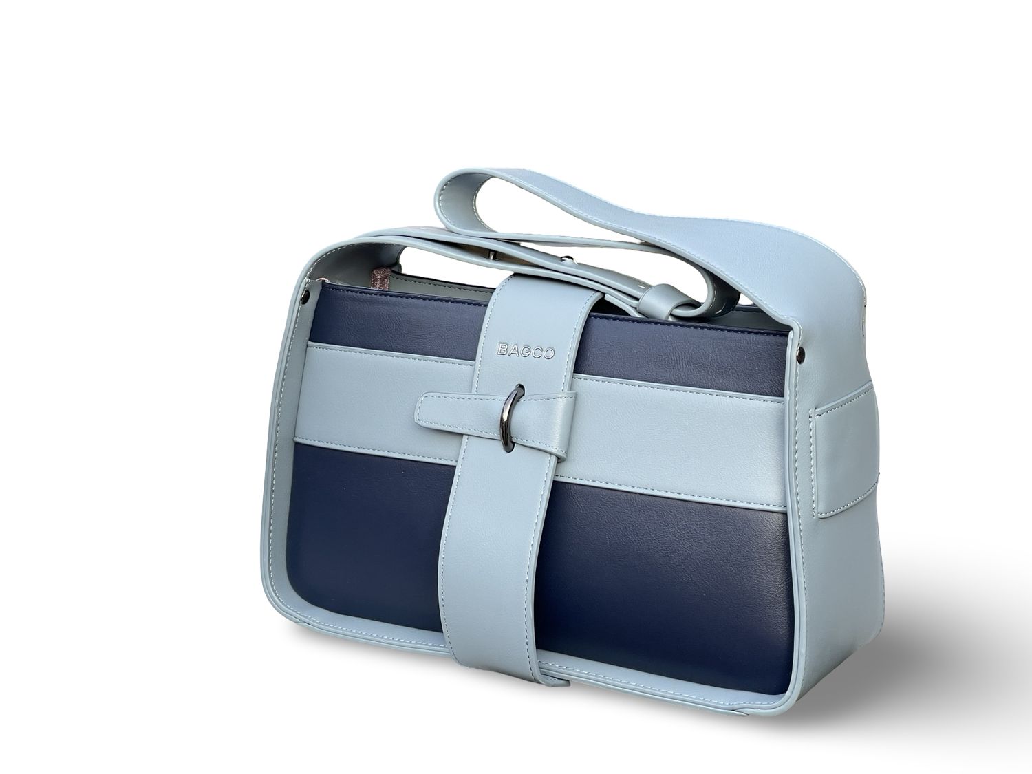 BAGCO Riviera Luxe Blue Handbag