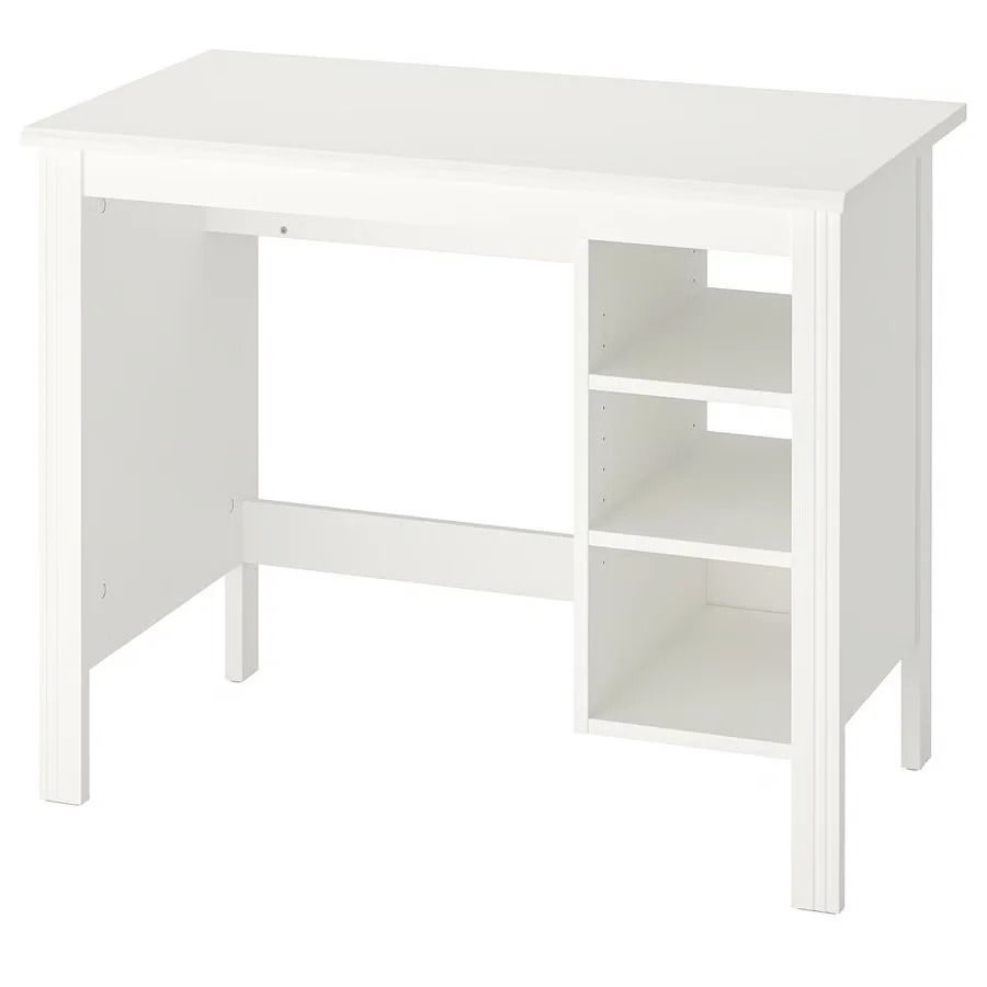 BRUSALI Desk, white, 90x52cm