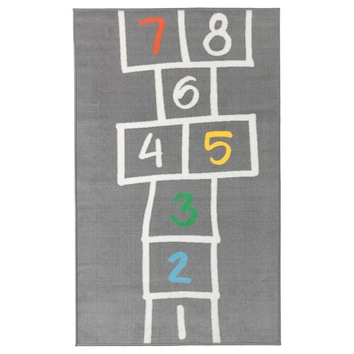 HEMMAHOS Rug 100x160cm, Grey