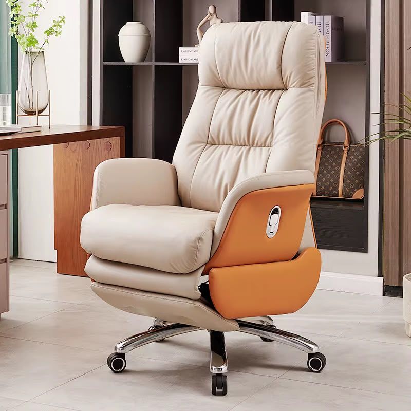 Modern Contrast Executive Power Reclining Chair