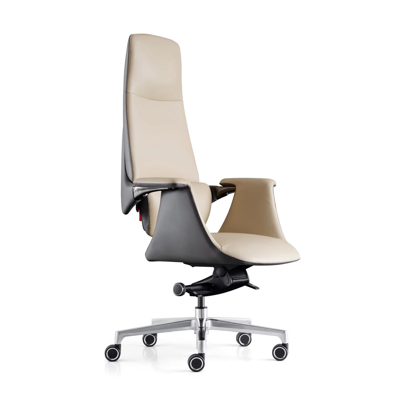 High-Back Ergonomic Leather Executive Office Chair