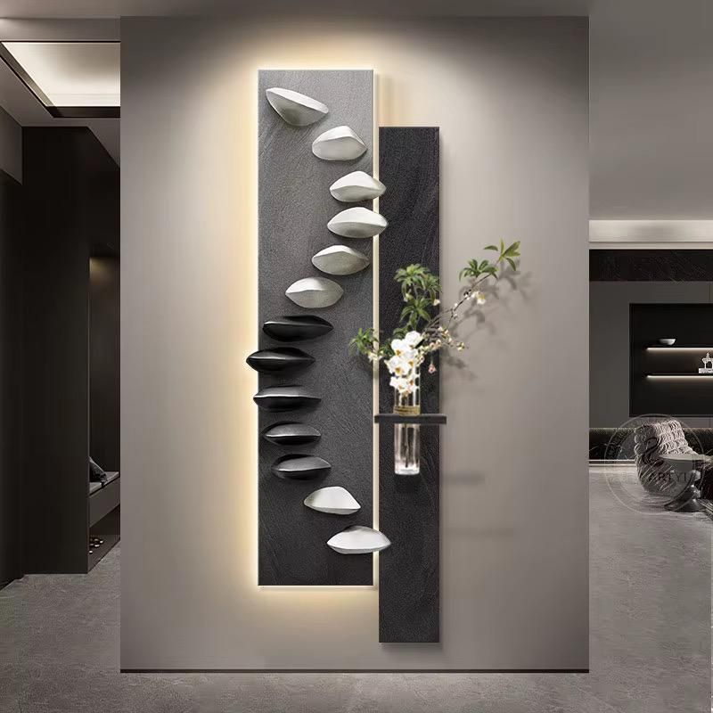 Modern Abstract Figural Cloud Floor Lamp- Black