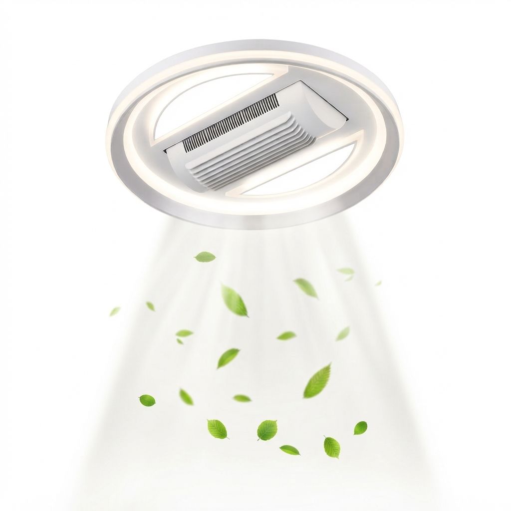 Smart 2-in-1 LED Ceiling Fan Light- Round