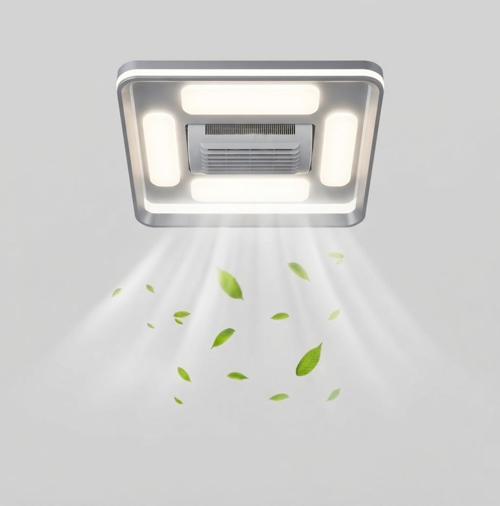 Smart 2-in-1 LED Ceiling Fan Light- SquareX