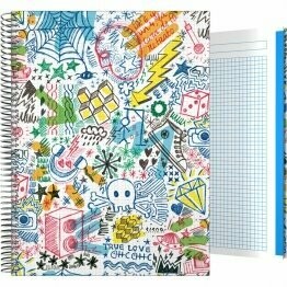 Cuaderno Tapa Dura A4 Garabatos