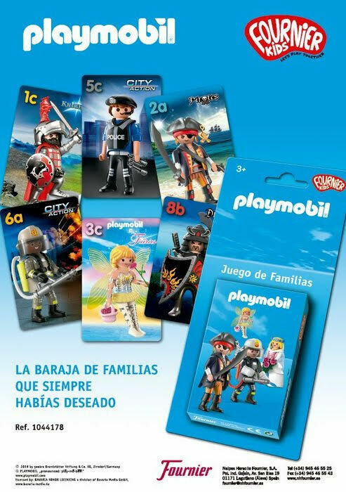 Baraja de Familias - Playmobil