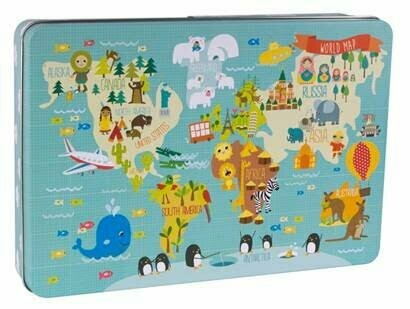 Puzzle El Mapa Mundi - 24 Piezas