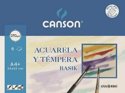 Pack laminas acuarelas Canson - Tamaño A3