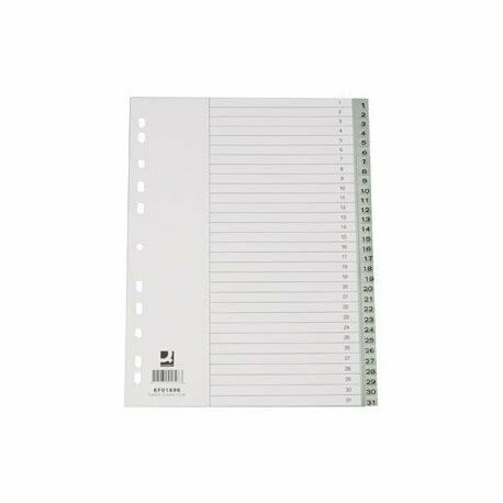 Separadores - Numerico - Tamaño folio