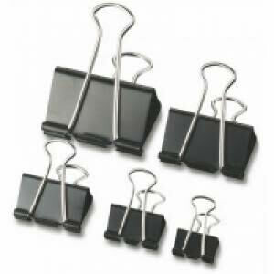 Pinza metalica de palanca negra - 32 mm