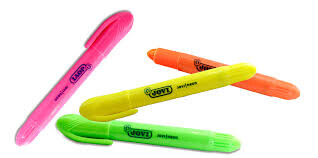 Marcador fluorescente en cera
