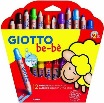 Lapices de colores Giotto Bebe - 12 unidades