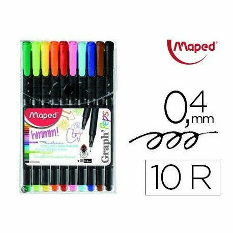 Rotulador punta fina - Maped - 20 unidades