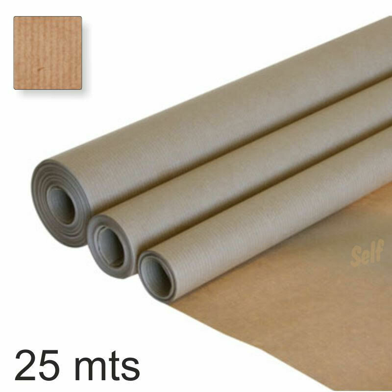 Papel continuo embalaje o manualidades - Medida  1 mt x 3 mts - Color Blanco