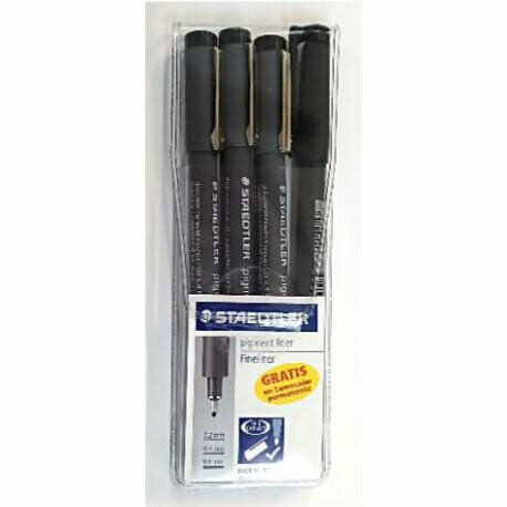 Pack  de  3 rotuladores calibrados - 2 mm + 4mm + 8 mm - Con regalo   permanente