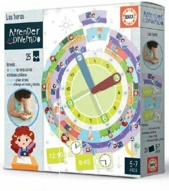 Puzzle Educa - Las horas - 40 piezas