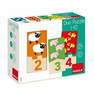 Juego de mesa - Duo puzzle 1-10