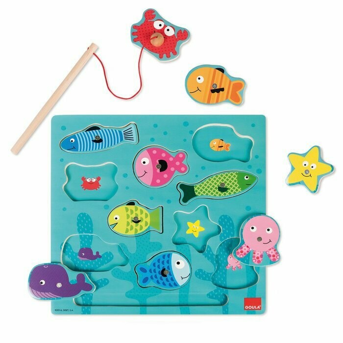 Puzzle Pesca magnetico