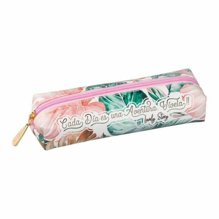 ESTUCHE GRANDE CON GOMA ELASTICA - COLECCION JUNGLA - Cada Día Es Una Aventura, Vívela