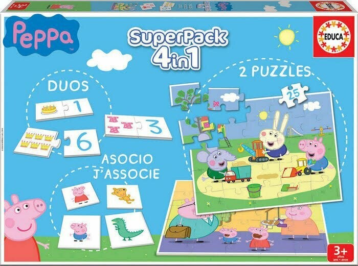 Peppa Pig - SupperPack - 4en1