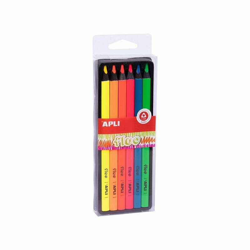 Pack Lapiz Jumbo Triangular - Fluor
