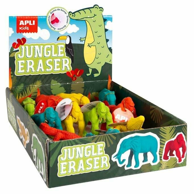 Goma de borrar - Animales de la Jungla