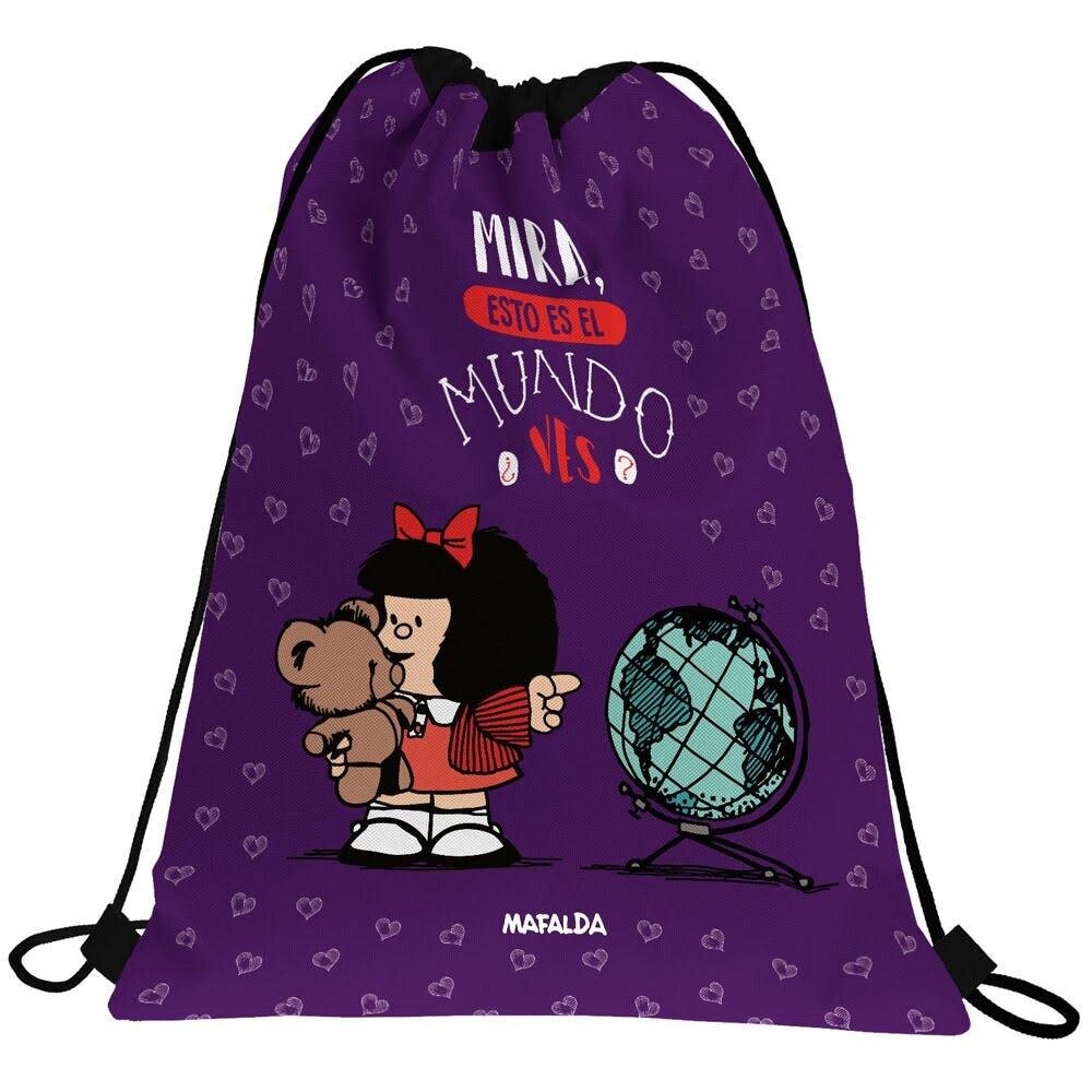 Saco Plano - Mafalda y el mundo