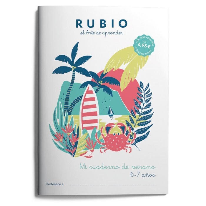 Mi cuaderno de verano rubio - 6/7 años