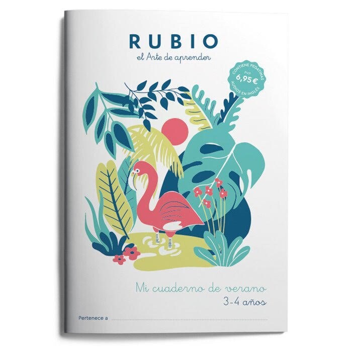 Mi cuaderno de verano rubio - 3/4 años