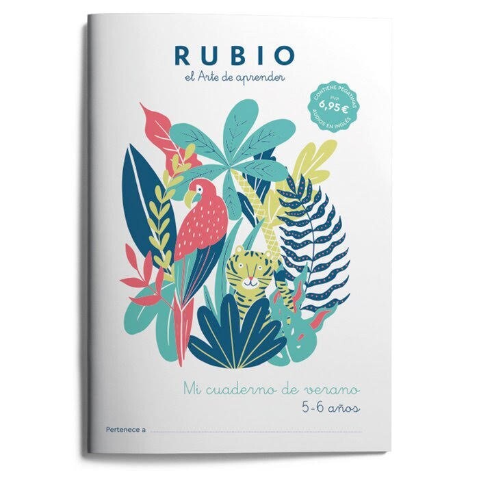 Mi cuaderno de verano rubio - 5/6 años