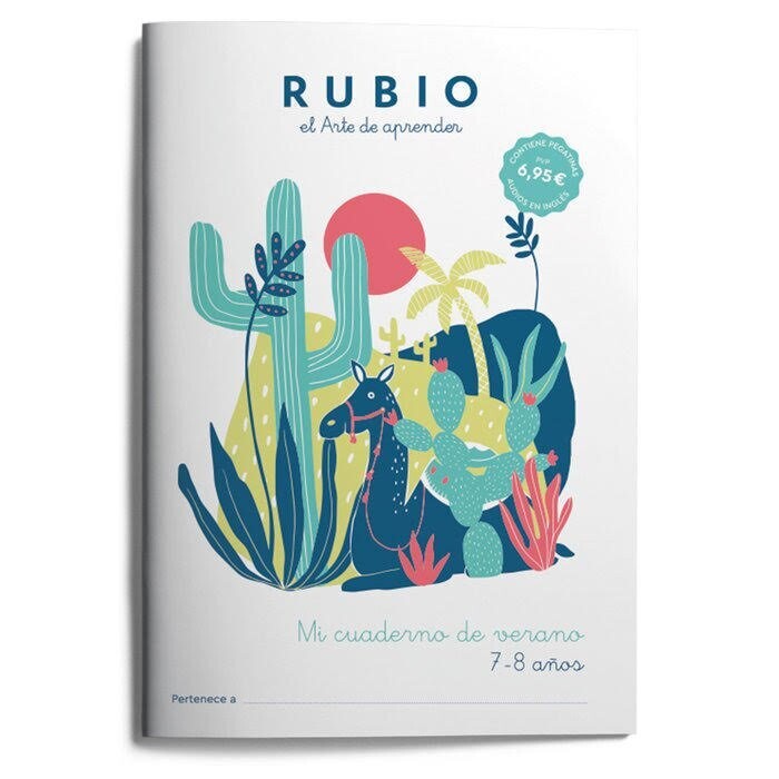 Mi cuaderno de verano rubio - 7/8 años