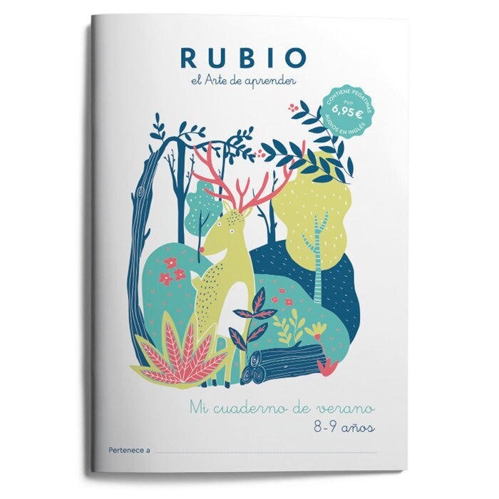 Mi cuaderno de verano rubio - 8/9 años