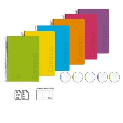 Cuadernos CAMPUS - A4 - 120 Hojas