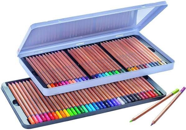 Lapices Colores - 60 unidades - Caja Metalica - TALENS
