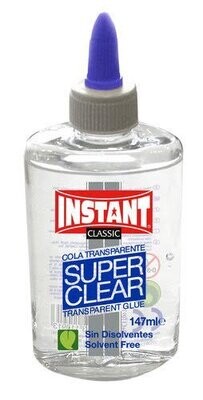 Cola / Pegamento Transparente Liquida - INSTANT - Superclear - 147 ml