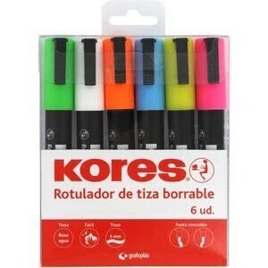 Pack Rotuladores tiza liquida - 6 unidades