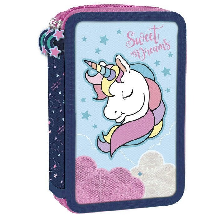 Plumier Relleno - Doble - Unicornios - Sweet Dremas