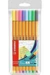 Stabilo - 8 colores - Pastel - Point 88 - Punta de fibra 0,4 MM