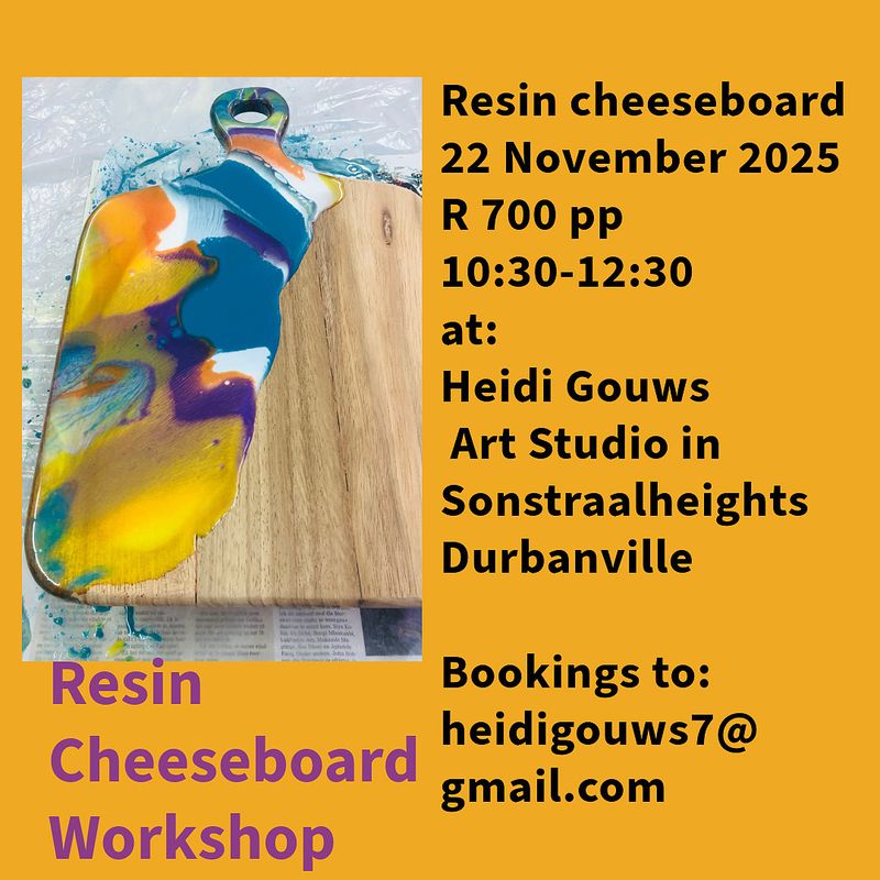 RESIN CHEESEBOARD WORKSHOP