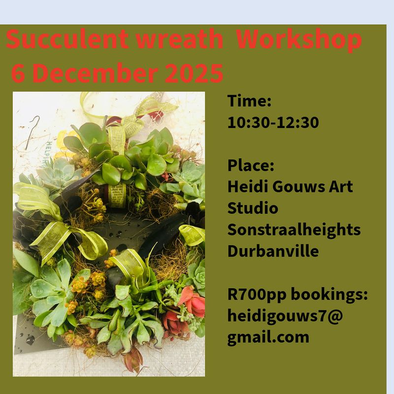 SUCCULENT WREATH WORKSHOP SUCCULENT WREATH WORKSHOP