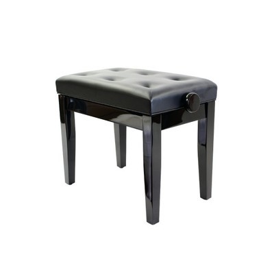 Prima Adjustable Piano Stool - Polished Ebony