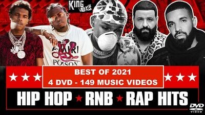 JUN 2021 Rap Hip Hop & RnB Music Videos [4 DVD Package]