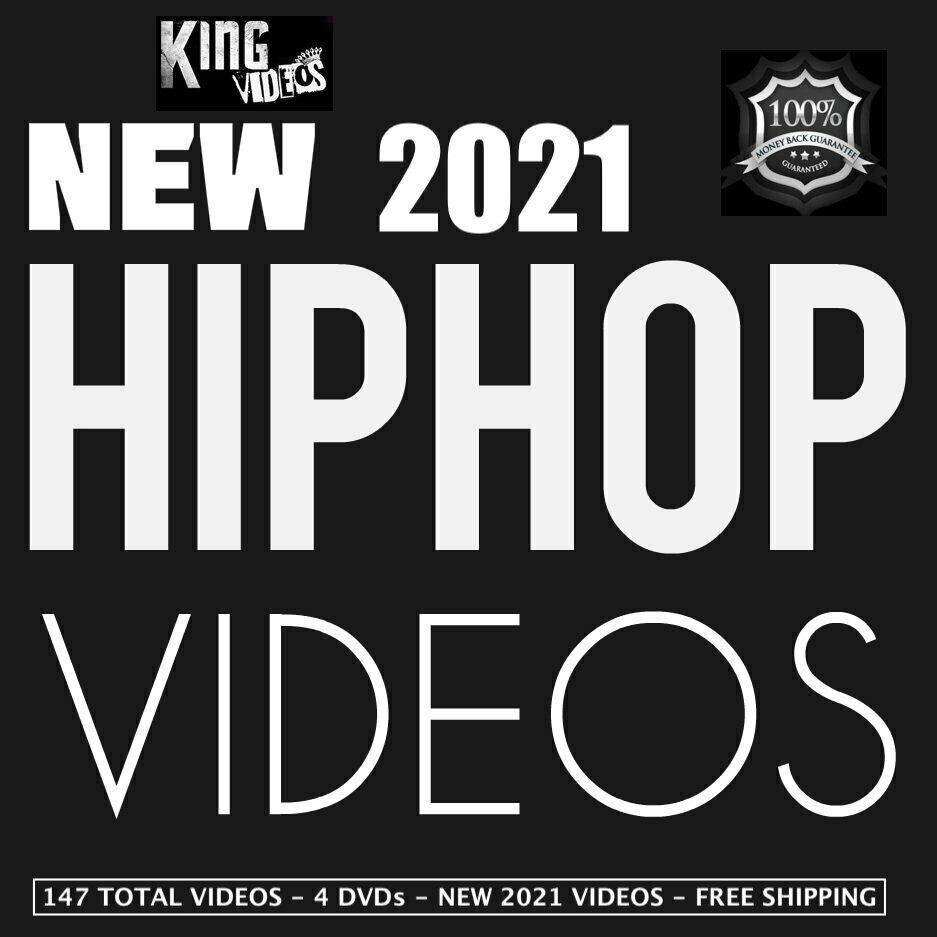 New October 2021 Rap Hip-Hop & RnB Music Videos [4 DVD Package]