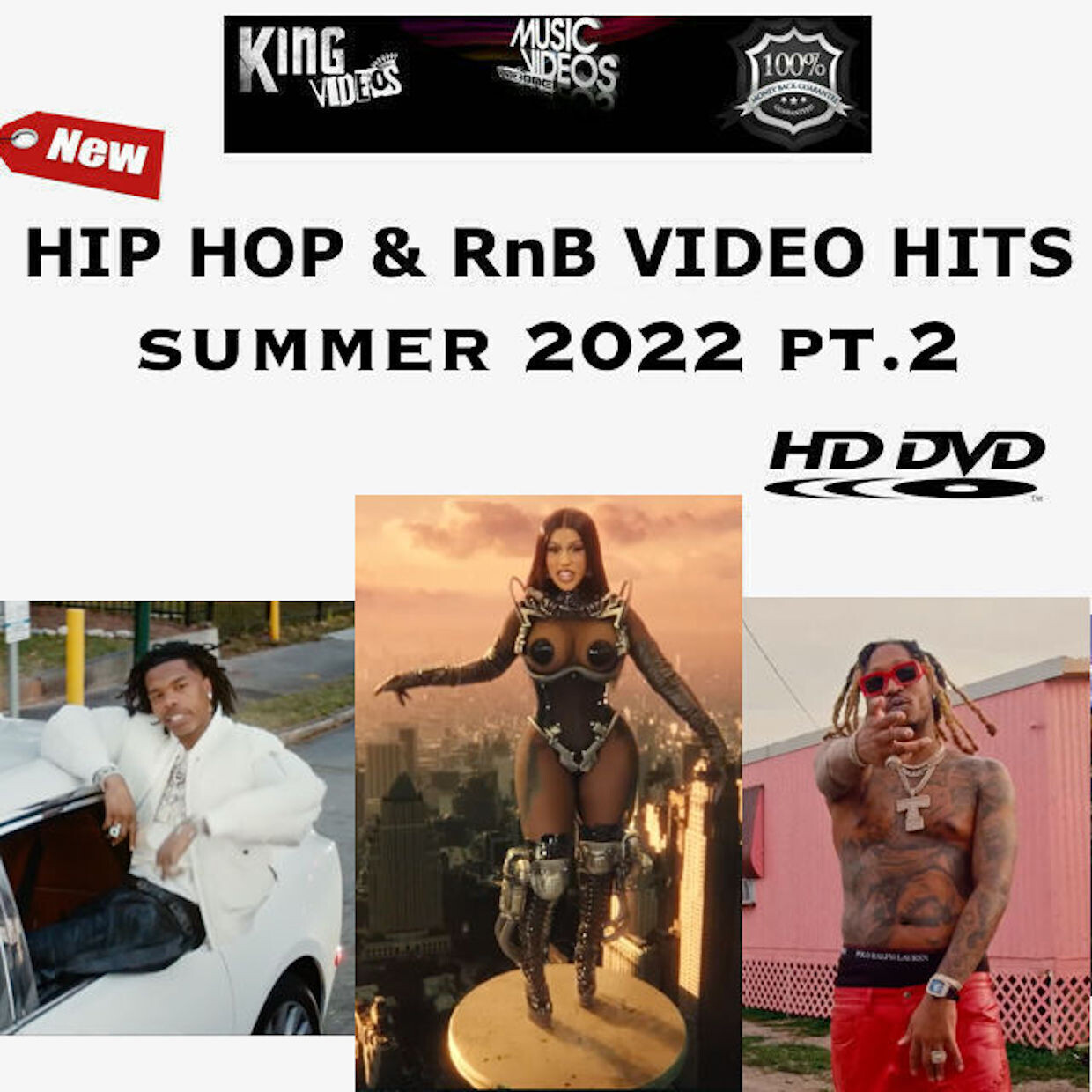 2022 Rap Hip-Hop & RnB Music Videos [2 DVD Package]