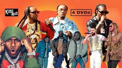 New Summer 2022 Rap Hip-Hop & RnB Music Videos [4 DVD Package]