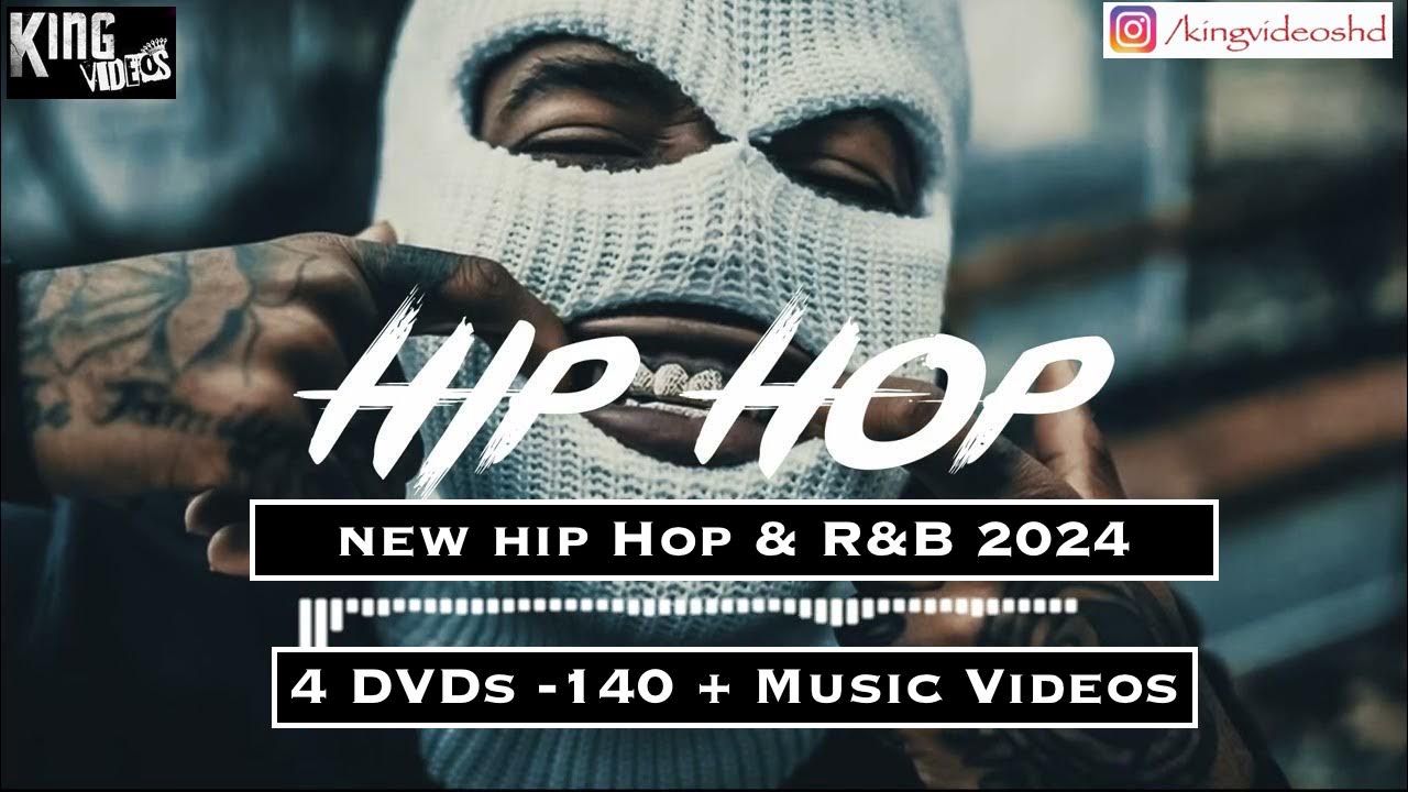 2024 Rap Hip-Hop &amp; RnB Music Videos [4 DVD Package]