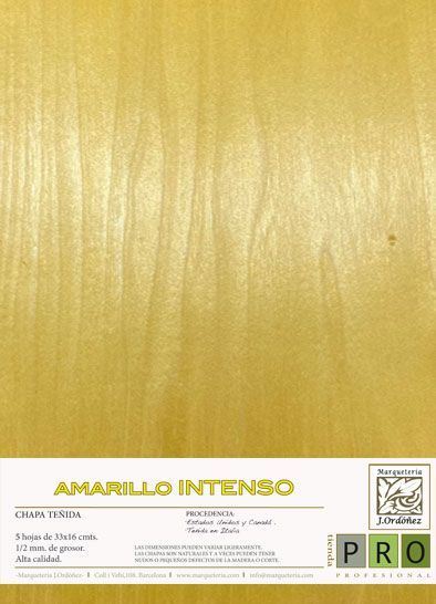 Amarillo intenso