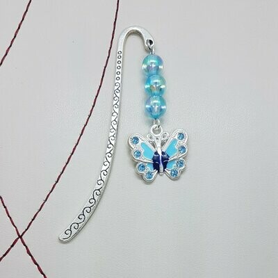 Butterfly Blue Bookmark