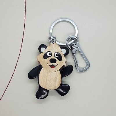 Panda Wooden Keyring
